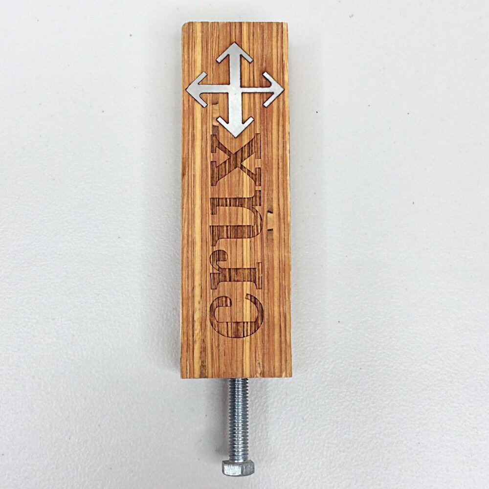 Crux Brewery Tap Handle Pull Bend Oregon Draft Craft Beer Breweriana 6.75"